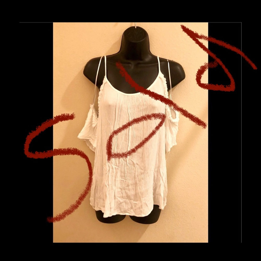 Super Cute Cold Shoulder Top